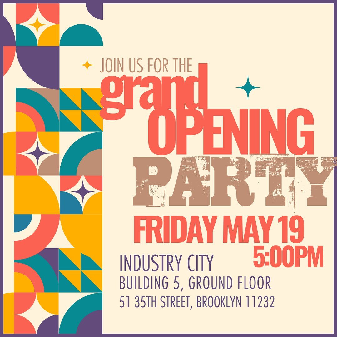 We are excited to launch the grand opening of @bklynmadestore at Industry City this Friday! #bklyn #brooklyn #brooklynmade #brooklynmakers #brooklynartiststudios