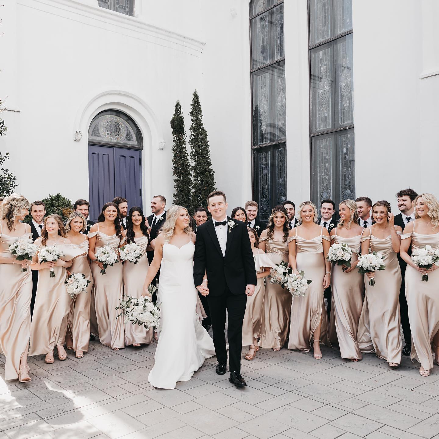 Itās not likely that we are alone in our admiration for champagne as the color choice for bridesmaids dressesā¦
Classy and neutral, the color itself represents sophistication, comfort, luxury, and excitement. Itās beige with a celebratory twist! šChampagne has notes of gold and its warmth brings forth feelings of endearment and love. Any time you clink a glass of champagne, itās likely with a twinkle of joy in your eye. š„
Because there are various shades of champagneāfrom gold to blush to silveryāitās an easy color to wear across all skin tones. And because champagne is neutral, itās fun to style with a pop of color.
.
What color would you pair with this lovely neutral? šØ
.
.
Planner: @weddingsbyep
Photography: @m_graceo
Florals: @inbloomhsv
Catering: @thestandardhsv
Videography: @chandersmithfilms
Band: @nationwidecoveragemusic
Cake: @angie.bakes.cakes
Photo booth: @sighphotobooth
Marquee Letters: @alphalithsv
Draping & Rentals: @shindigsandsuch
Cold spark: @gqlightmosphere
Stationery: @saltandpaperie
MUA: @nancyfinneganmua
Hair: @bridal_hair_huntsville
Bridal: @birchonmain
Bridesmaids: @shoprevelry
Suits: @menswearhouse
Transportation: @coatscars
Hotel: @106.jefferson
.
.
.
#roundhousehuntsville #groom
#luxurywedding #alabamaweddingplanner #brideandgroom #weddingstyle #weddinginspiration #groomsmen #weddingstyle