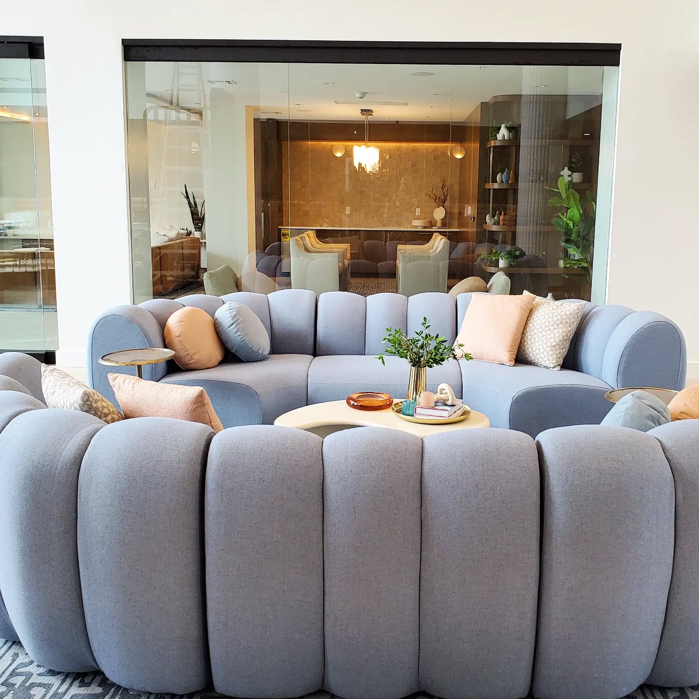 Oh my... how I love this sofa! #customsofa #multifamilydesign #avalon #interiordesign