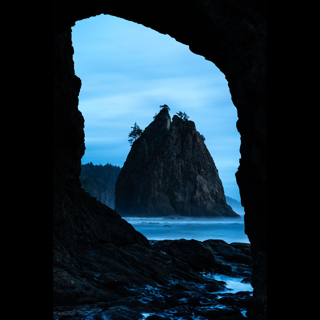 At the North end of Rialto Beach in Olympic National Park, you can find
