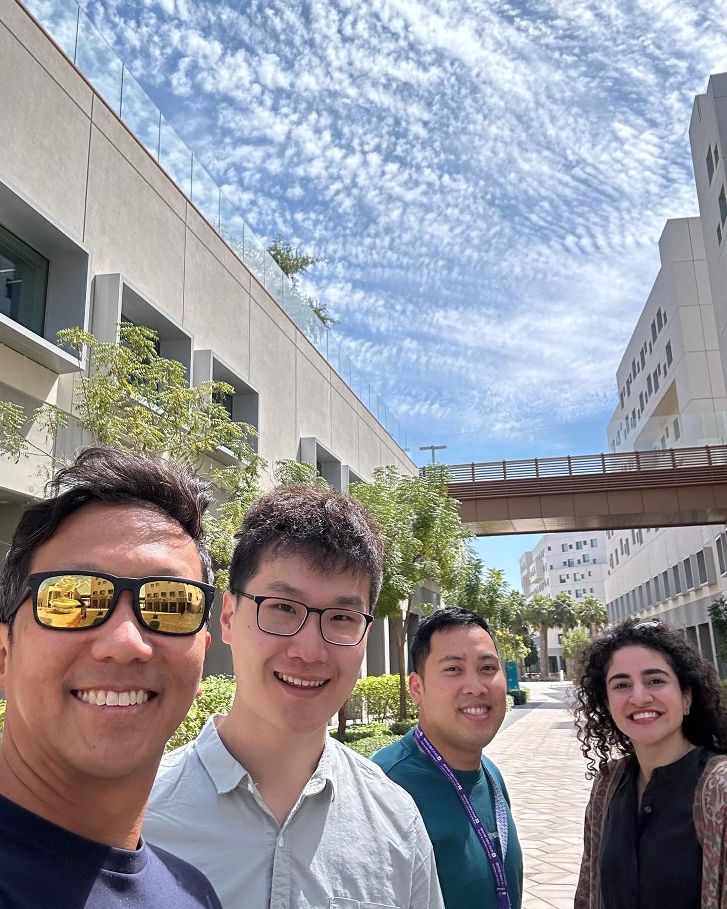 Last weekend we had prospective PhD candidates coming from all over the globe to our campus on Saadiyat for a visit, to scout a campus that will be ‘home’ for 4 years, and to seek laboratories that will be their ‘forever’ academic training ground. @libra_nyuad Libra had the pleasure of nominating @nooniilee and @edwinnnian for this visit. #nyuad #nyuadeng