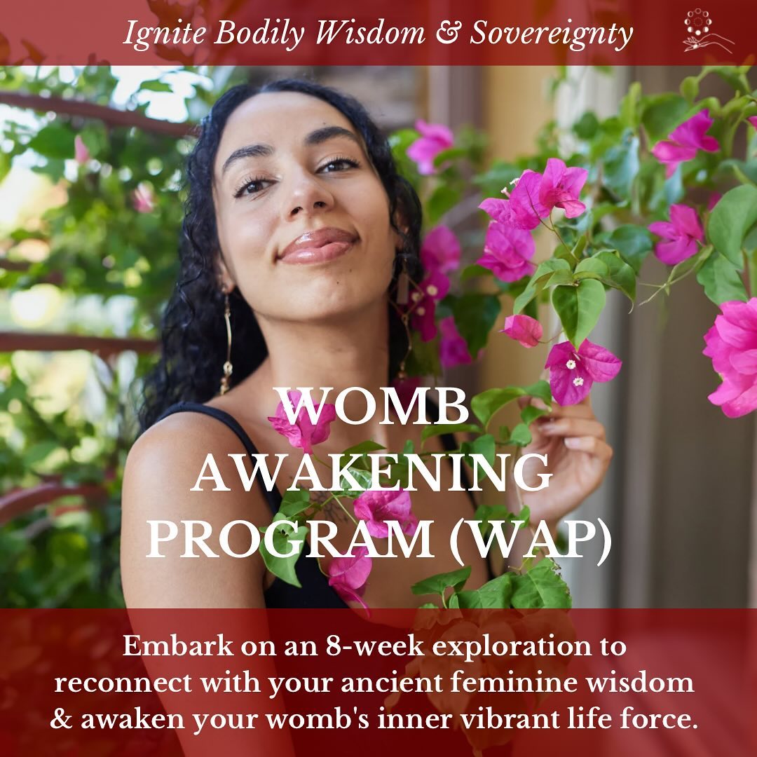 OMG the Womb Awakening Program (WAP) is finally HERE!!! 💫
The doors to WAP are now wide open! I’m sooo excited to walk this journey together of rediscovering our innate power and reconnecting with our wise & ancient bodies ✨
WAP is my love offering manifested into an 8-week online program where I share ALL of my womb wellness tips on how I helped myself heal imbalances rooted from modern living and learned to connect with my cycle, honor my inner seasons, and tap into my body’s inner wisdom. 🌺
This journey has led me to teach like-minded women, like you, how to do the same. <3
In WAP we’re diving DEEP into..
🌀Reclaiming bodily wisdom
🌀Embracing our cyclical nature
🌀Addressing PMS and painful periods
🌀Confidently understanding our fertility
🌀Deepening our intuition & feminine wisdom to reignite our passion for life!
WAP’s Intuitive Self-Trust Method explores…
🧘🏽♀️Mindset as Womb Medicine
🥕Nourishment as Womb Medicine
🤸🏽♀️Movement as Womb Medicine
As a special thank you to all those who enroll BEFORE FRIDAY, I’m offering WAP at 50% OFF!!
To learn more and snag this incredible offer click on the link in my bio!! <3
#wombhealing #wombwellness #cycletracking #periodpower #periodproblems #holisticwellness #fertility #fertilityawareness