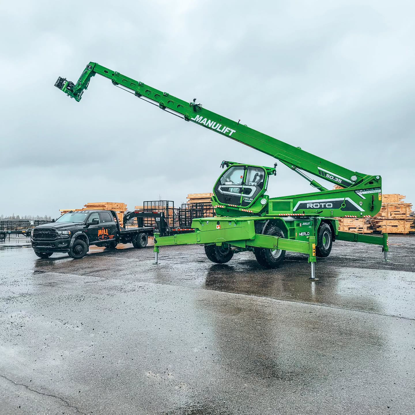 The new machine has arrived!
Thank you @manulifttelescopic @manulift_tanner