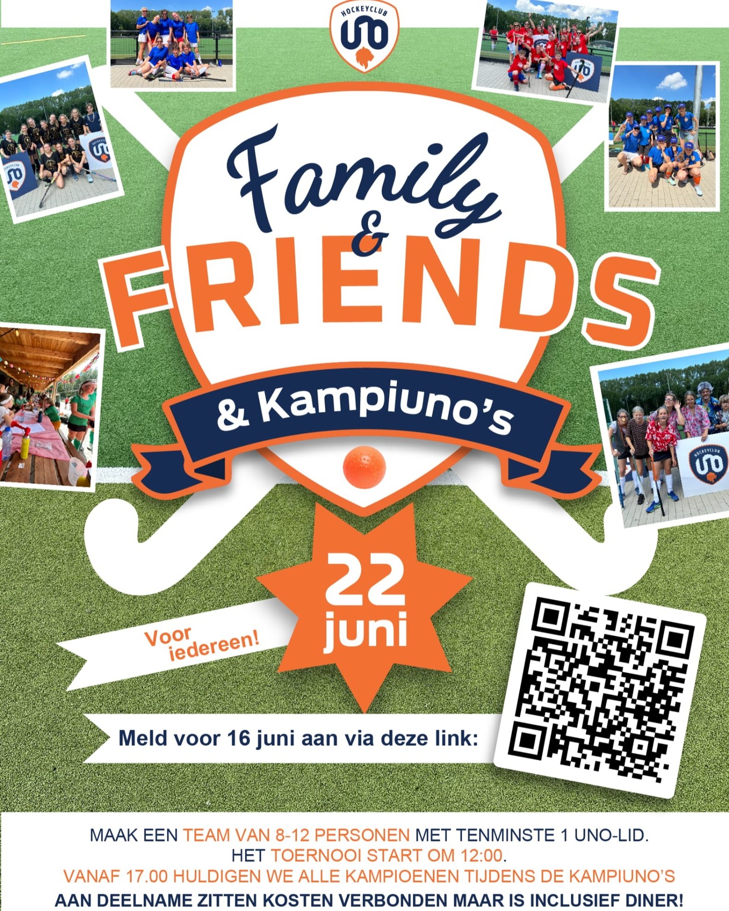 Het is weer zo ver!!
Na twee succesvolle edities vindt op 22 juni de derde editie van het UNO Family & Friends toernooi weer plaats. En jij kunt erbij zijn!
En dit jaar wordt het feest nog groter! We sluiten het seizoen af met een absolute knaller: Een toernooi, eerbetoon en een slotfeest in één! Wil je komen, schrijf je dan snel in! Voor eten en drinken wordt gezorgd. ???
#letsparty
#iedereenopeen