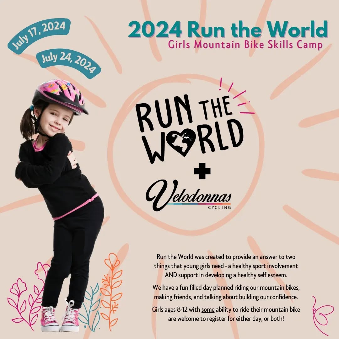2024 Run the World registration is NOW OPEN!! 👏🚲❤️
Our girls (8-12) mountain bike skills camp, Run the World, is here to help girls grow up with a healthy image of themselves and loads of confidence!
Register early to guarantee your rider gets the right (free) t-shirt size! Plus, enjoy a day-two discount if you register for both days. Visit our link in bio for all the details and to register! It's going to be such a fun camp this year, we are so excited!
https://ccnbikes.com/#!/events/2024-run-the-world-mountain-bike-skills-camp