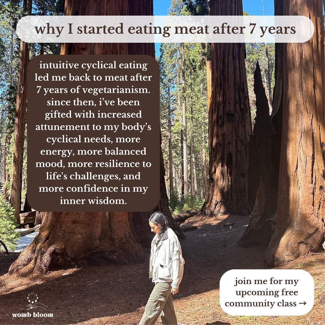 so many of you have been asking me for a cyclical eating resource, and here she is!<3
when it comes to cyclical eating, you can find so many PDFs and quick resources that simply lay out “what to eat” and “when to eat it” but this class goes deeper. we’ll talk about our intuitive gifts as womb bodied beings & all the ways our body communicates with us through cravings, energy levels, mood, & so onnn ✨
we meet live on zoom:
thursday, july 11th @ 2PM EST
sign up with link in bio 💗
#cyclicaleating #wombhealing #wombwisdom #intuitiveeating #hormonalbalance #hormonalhealth #holistichealing #holisticnutrition