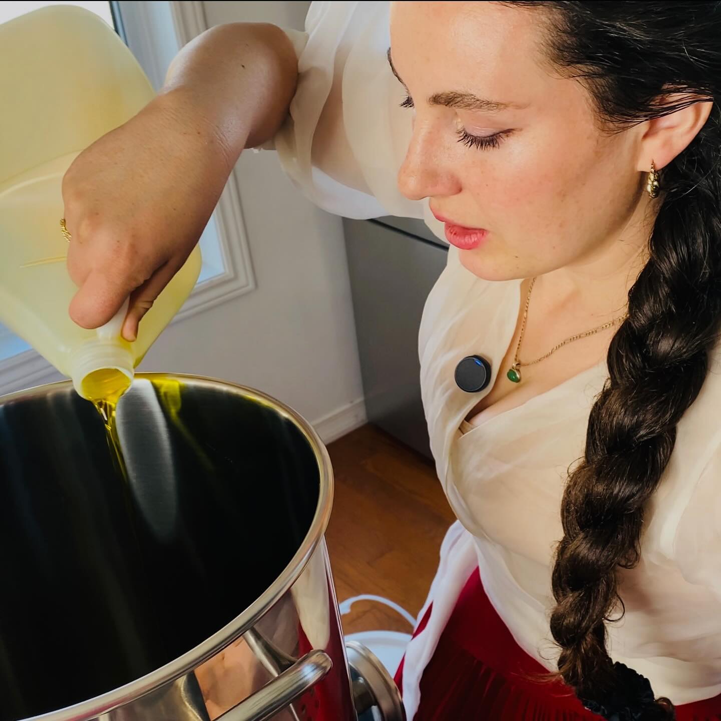 Over 400 bottles of my Herbal Hair Growth Oil sold out after only 2 weeks! In my new video, you will see some of the steps involved in making my cult-classic Herbal Hair Growth Oil in massive quantities, for sale. To see the video, comment OIL VIDEO. 🍃
If you would like to reserve your bottle from my next batch, comment HAIR OIL 💕
This is a new iteration of a recipe I have been using on my own hair for about 6-7 years, and is largely responsible for my own hair growing from chin to tailbone length, and being longer and healthier than it EVER was in the past. Swipe to see a before photo from exactly 7 years ago.
My Herbal Hair Growth Oil is painstakingly made by me, by hand, using organic unrefined oils and a curated proprietary blend of hair health boosting essential oils. The oils steep with high quality Ayurvedic herbs for a total of 3 weeks, for maximum efficacy, before bottling.
The results from this hair oil are phenomenal- not just my own but those of hundreds of other people who have made their own batches over the past year. Now, you can buy my best version yet of this recipe for less money than it would take to but the ingredients. Next batch beginning to ship at the end of July! 💕