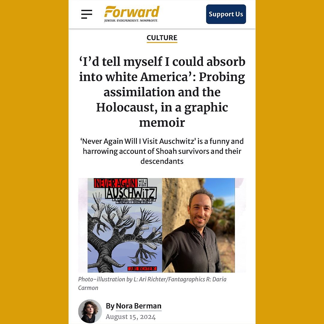 Thanks to @jdforward and Nora Berman for this deeply considered profile! You can read the full article at the link in bio.