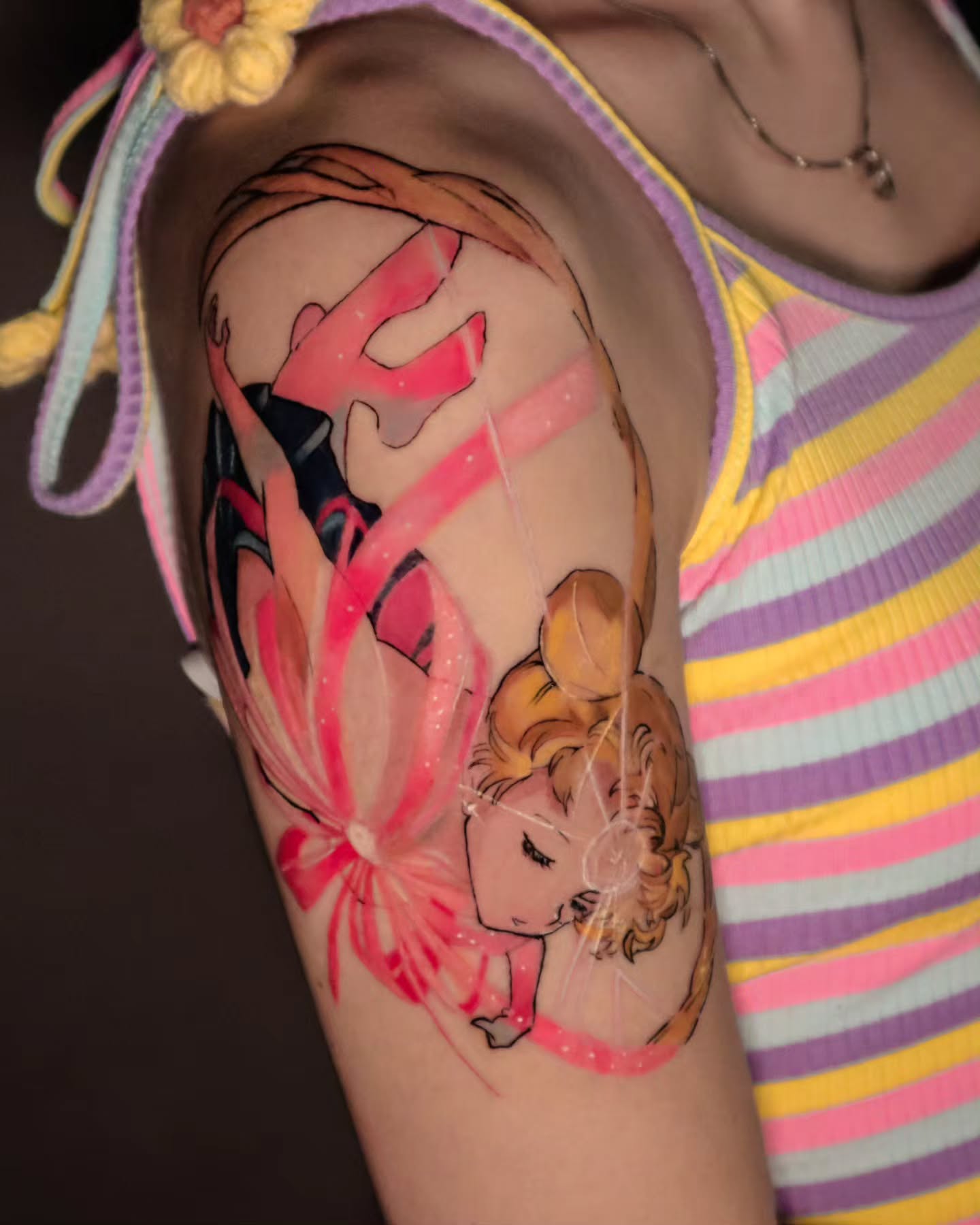 Para efeitos nostálgicos aqui está um projecto Sailor Moon realizado pela @damianaol
#tattoo #tattooart #tattoolife #tattoonerd #sailormoon #sailormoontattoo #tattooink #inklife #inktattoo #inkfamily #anime #animetattoo #animecolor