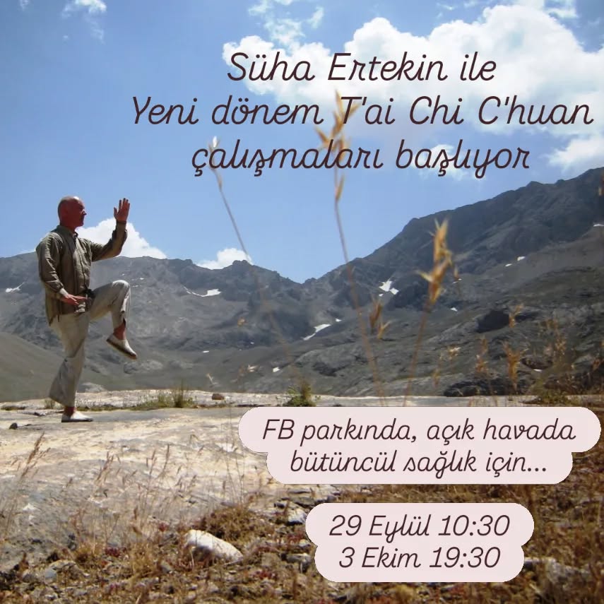 Merhabalar.
Umarım sağlıkla, güzel bir yaz geçirdiniz. Okullar açılacak ve yine telaşlı bir süreç başlayacak. "İyiydik böyle!" dedim çocuklara😊 Bu kanaldan her zaman Tai Chi çalışmalarımızın merkezinde "bütüncül sağlık" olduğunu vurguluyorum. Felsefesi kenara konmadan yapılan çalışmalar doğallıkla sanat boyutunu içerir. Doğru yapıldıkça her hareket sistemi sağlık açısından faydalıdır. Ancak Tai Chi uygulamaları bu konuda açık ara öndedir. Klinik çalışmalar ile bu kanıtlanmıştır. Bütüncül sağlık dediğimizde elbette ruhsal sağlık içerilmeli. Bir de açık havada uygulama etkiyi kat kat arttırır. Pandemiden beri artık kapalı mekanlara girmiyoruz. Hesabımızın panosunda, bu manifestomuzu açıp okuyabilirsiniz.
Kendinize verebileceğiniz en güzel hediyelerden birii Tai Chi C'huan öğrenmektir. Belki de tam zamanı sizin için.
İki ayrı grup kuracağız. Hafta içi akşam ve hafta sonu sabah. Dileyen iki grup çalışmasına da katılabilir.
Başlangıç tarihleri:
29 Eylül 10:30 (Pazar)
3 Ekim 19:30 ( Perşembe)
Katılmak isteyenler, sorusu olanlar, profildeki site adresini ziyaret ederek iletişim bilgilerinizi bırakırsanız, size e-posta ile geri dönüş yapacağım. Yeni dostlukların doğabildiği gruplar kurulması dileğimle.