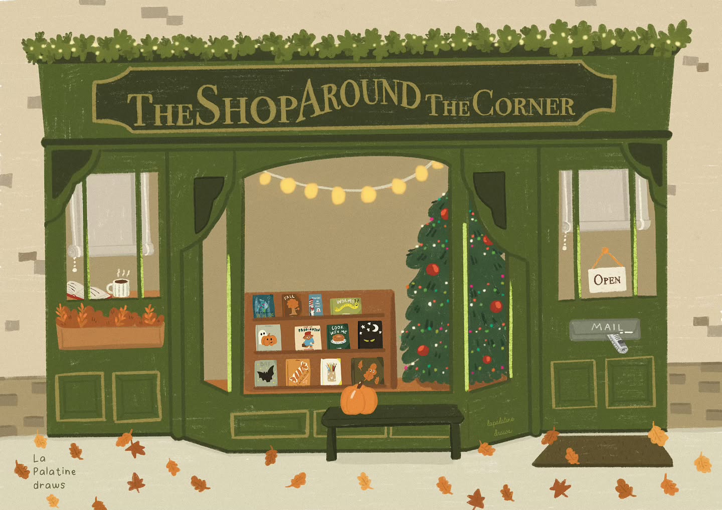 “When you read a book as a child, it becomes a part of your identity in a way that no other reading in your whole life does.” #youvegotmail
🎞️ Ce film qui fait clairement partie de mon top 3 m’a tellement marquée et inspirée ! Comme beaucoup d’autres personnes, il a aussi contribué à mon affection pour l’automne et New York 🍎
📸 Ce print est disponible sur la boutique ! Ça vous dirait de l’avoir en marque page ? 👀
#lapalatinedraws #lapalatine #lapalatineboutique #childrenbookillustration #kidlit #illustration #theshoparoundthecorner