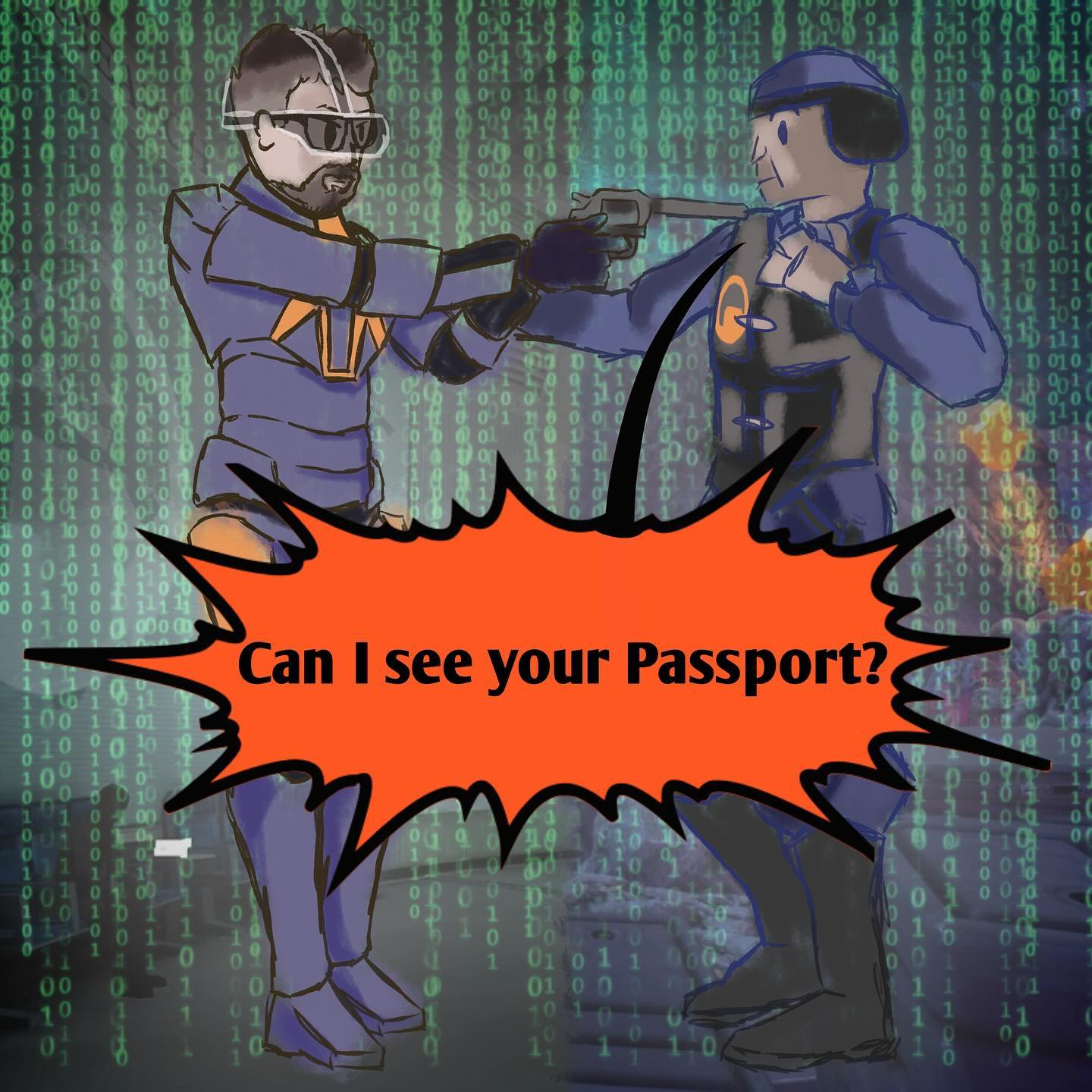 This one’s a dud I admit. #inktober day 8 part 1 because I forgot day 7. 🤦
When I was planning out my doodles my friend asked that for passport I do “Half-life but the AI is self aware“ If you don’t know it is a matrix style comedy show from 2020 that was basically what if there was a copy of Half-Life that had extremely early and buggy artificial intelligence that reacts to you. It’s really good free on YouTube.
Anyway the pose I chose was a struggle, the brush wasn’t doing it for me but I only released like halfway through, and I was already a day behind because circumstance. I hope hike will turn out better.
#inktober
#inktober2024
#inktober2024passport
#halflifevrbuttheaiisselfaware
#halflife