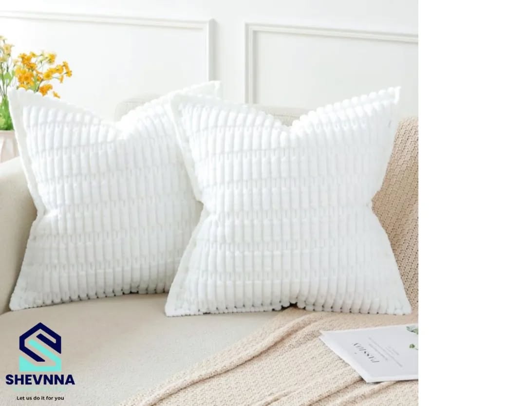 "Elevate your space with cozy elegance! These soft, textured pillows add a touch of luxury and comfort to any room.
Let Shevnna do it for you. #ShevnnaDecor #HomeStyle #CozyLiving