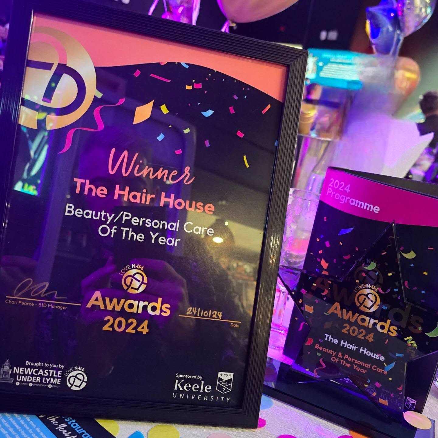 🎉 We’re Award Winners! 🎉
We are absolutely thrilled to announce that The Hair House has won TWO incredible awards, and we’ve only been open for a few short months! 🙌✨
This wouldn’t have been possible without the loyal support of our amazing clients – thank you for trusting us and being a part of this exciting journey! 💖
A massive shoutout to our dedicated team, who bring their passion and talent to the salon every single day. We couldn’t be prouder! 💇♀️💇♂️
Here’s to many more milestones together. Stay tuned, there is more to come! 🎉
#AwardWinning #TheHairHouse #DreamTeam #ClientLove #HairGoals #ThankYou #NewcastleHairSalon ##lovenulawards