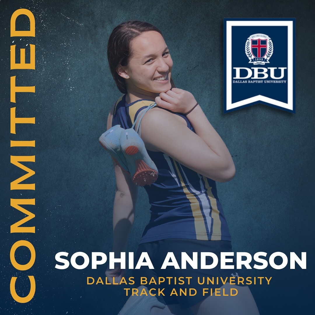 Today, we had the privilege of celebrating Liberty Senior Sophia Anderson as she signed her letter of intent to run track for Dallas Baptist University in Fall 2025.
She’s put in countless hours to get to this next step in her athletic journey, and we couldn’t be more proud!
Congratulations Sophia!