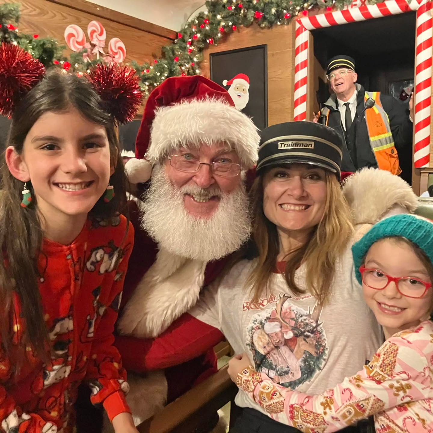 Wishing everyone a very Merry Christmas! This weekend marked my last evening working on the train for the season! What a wonderful year, and I am so proud of the experience our WCR family was able to provide night after night! These two cuties made my last night even more special as they came for the ride along.
Stay tuned. Our team is planning lots of fun, new experiences for 2025! ๐