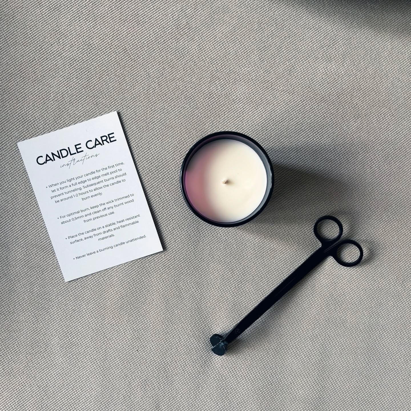 Did you know that proper candle care helps you get the most out of your soy candles? These beauties are an investment in coziness and deserve a little extra TLC. 💖
Don’t worry, we’ve got you covered! Every order comes with a handy care card, and you’ll find all the tips you need in our Instagram Highlights, too. 🌟
Treat your candle right, and it’ll treat you to hours of blissful burn time.🕯️
#poeticacandles #candlecare #soycandles