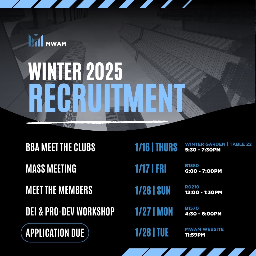 🚨Our updated winter recruitment timeline! We cannot wait to meet everyone!
Be sure to check out our website and stay tuned!