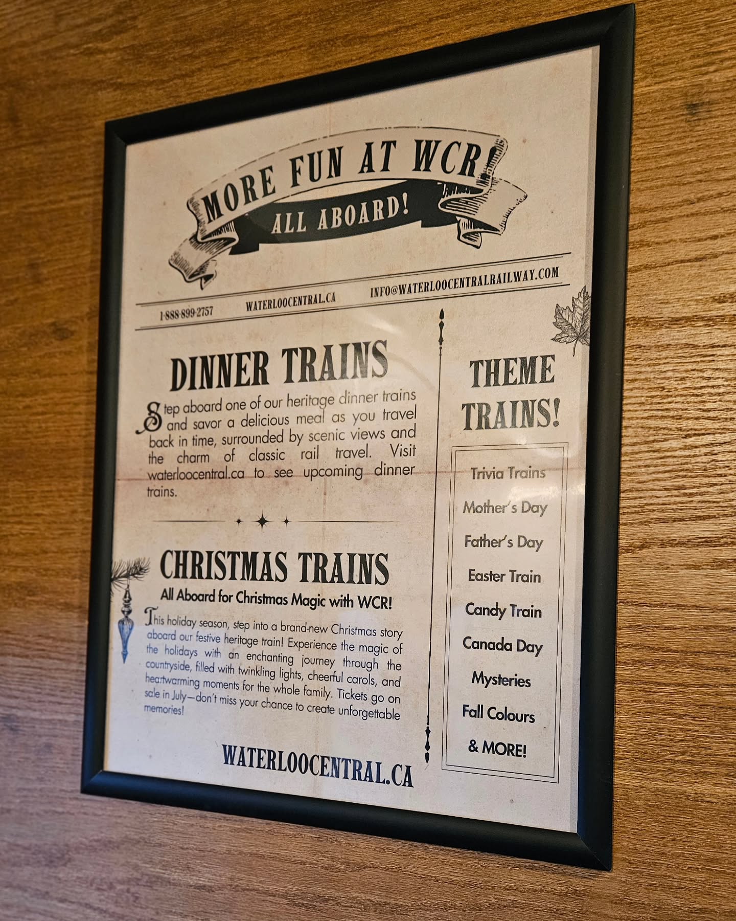 When less is moreโฆ
Sometimes you need to strip away the photos, the bold graphics, the bright coloursโฆ and just let the message breathe.
We recently created posters for a heritage train experienceโand leaned into the charm of simplicity. No flashy designs. Just clean lines, timeless type, and a nostalgic nod to how thingsย usedย to be printed.
The result? A look that blends right into the vintage soul of the train carsโlike itโs always belonged there.
Sometimes, less reallyย isย more.
#marketing #b2b #smallbiz #graphicdesign #lessismore #posterdesign #wcr #happyclient