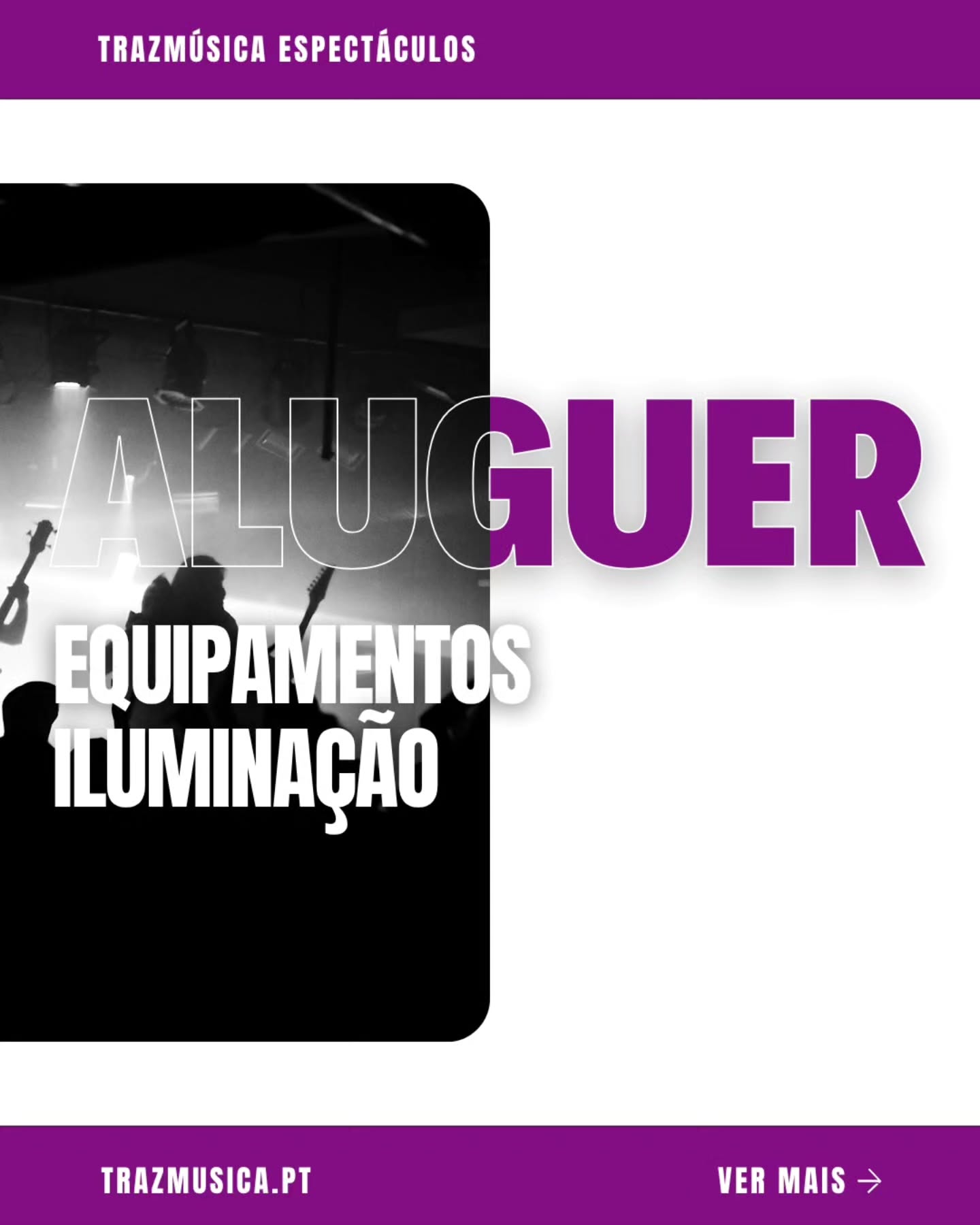 Transformamos sonhos em projectos, projectos em realidades!
Venha conhecer uma empresa com mais de 30 anos de experiência em organização e produção de eventos!
#trazmusica #led #iluminação #coorporate #espectáculos #iluminaçãoarquitetural #robótica #eventoscorporativos