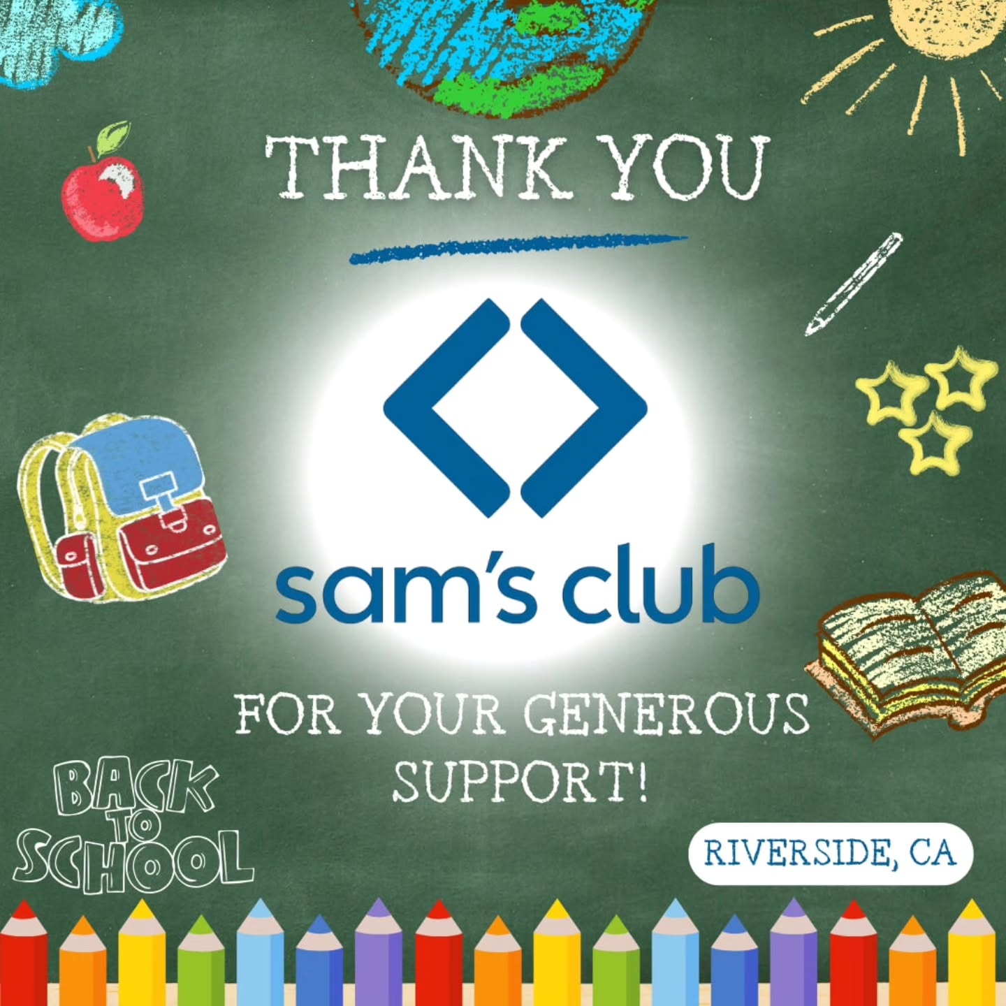 🎒✏️ A huge THANK YOU to Sam’s Club for supporting our Back-to-School event with a generous donation! 💙 Because of your contribution, we’re able to provide essential supplies to local youth and families who need it most.
Your kindness is helping students start the school year with confidence, hope, and the tools they need to succeed! 🧠📚
📸 Stay tuned for event photos and highlights!
#ThankYouSamsClub #BackToSchoolDrive #NonprofitLove #CommunitySupport #BFRGGivesBack #GratefulHeart 💜