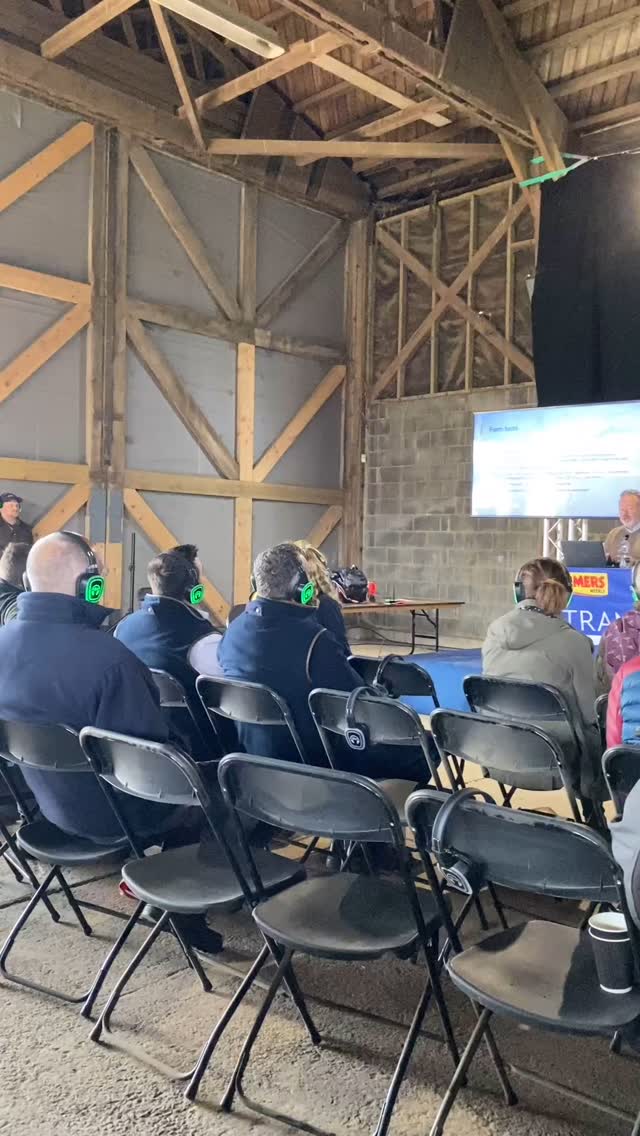 With three stages delivering great presentations simultaneously @farmersweekly #transionslive2025, the only way the audience can engage is with the benefit of technology! Headphones are tuned into whichever presentation I choose, or maybe I can flit between them! The only thing that was not reliant on the technology was the two minutes of silence to show our respect for the men and women who gave their lives in #wwıı.