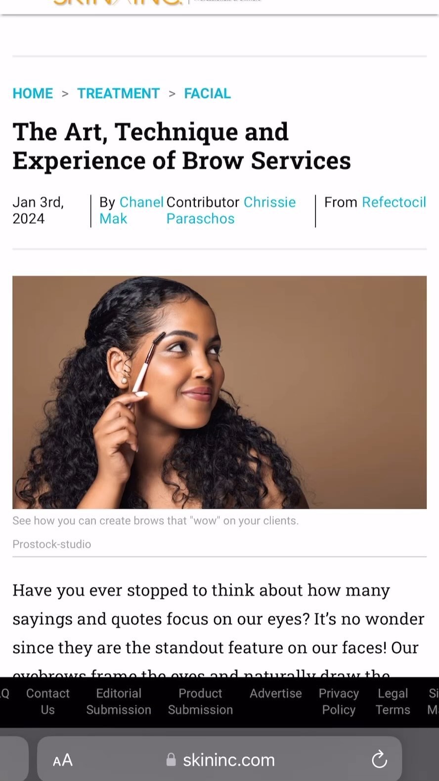 GOOD NEWS
Thank you everyone for being SO KIND since our sudden changes and so unbelievably understanding!
We figured it was time for some good news! QT Wife had collaborated with a fellow Master Educator from Refectocil to write an article that is currently being featured on Skin Inc’s Magazine front page!
Some of you have asked to read it to support her - it’s up and available!
More good news coming up!
#yyc #yycnow #yycbusiness #yyclocal #calgarybeauty #yycspa #yycsalon #yycfacials #yycbrows #yycstylist #yycshopping #calgarysmallbusiness #yycbeauty #yycesthetics #yycfacial #calgaryhairstylist #yychair #yycsmallbiz #yycsmallbusiness #yycgirls #yycbalayage #yycskincare #calgary #yyclocal #yychomebasedbusiness #yychomebasedsalon #yychomebasedesthetics #yycwaxing #yycmen #yycskin