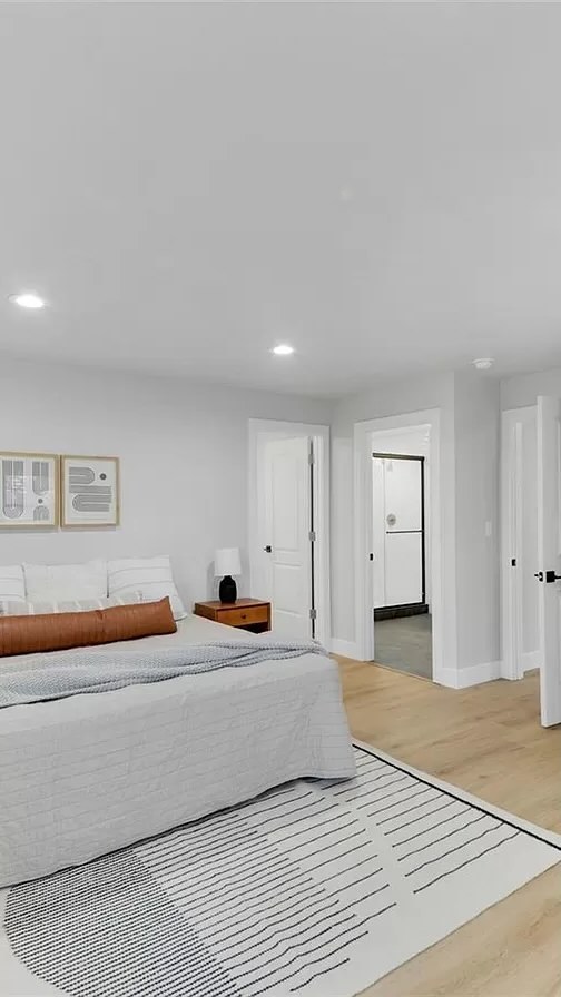 We were able to convert two small bedrooms and an old Jack and Jill bath into a large master over at the red white and blue house! Approximately a 12’x 18’ bedroom & roughy 12’ x 8’ walk-in closet not pictured.
As you guys know not everything went according to plan for this project but we were able to roll with the punches! The modern vanity got back ordered so far and then by the time ours was supposed to be delivered they discounted the vanity. We were able to get this vanity in stock even though it was a different style and size it worked. The shower glass door ended up not being in budget so we settled with something that was more affordable. Sadly flipping isn’t always about the best design it’s about what sells, what fits the budget and what fits the time line. Overall it was a good flip.
It sold for 80k over list price in the first 24hrs of being on the market! Boy is denver on 🔥🔥
#fliphouses #fliphouse #fliphouseslivebetter #investmentproperty #designinspiration #masterbathroom #masterbedroom #primarybedroom #masterbathroomdesign #denver #denverrealestate