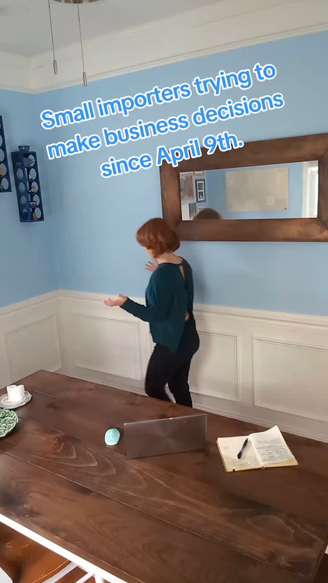 Thankfully there was a huge breakthrough last night thanks to small businesses showing up. Massive love to the team @vosselections (and others). Maybe I can cut down on the therapy lol. 🚫 Tariffs. Support small businesses, support the US economy.