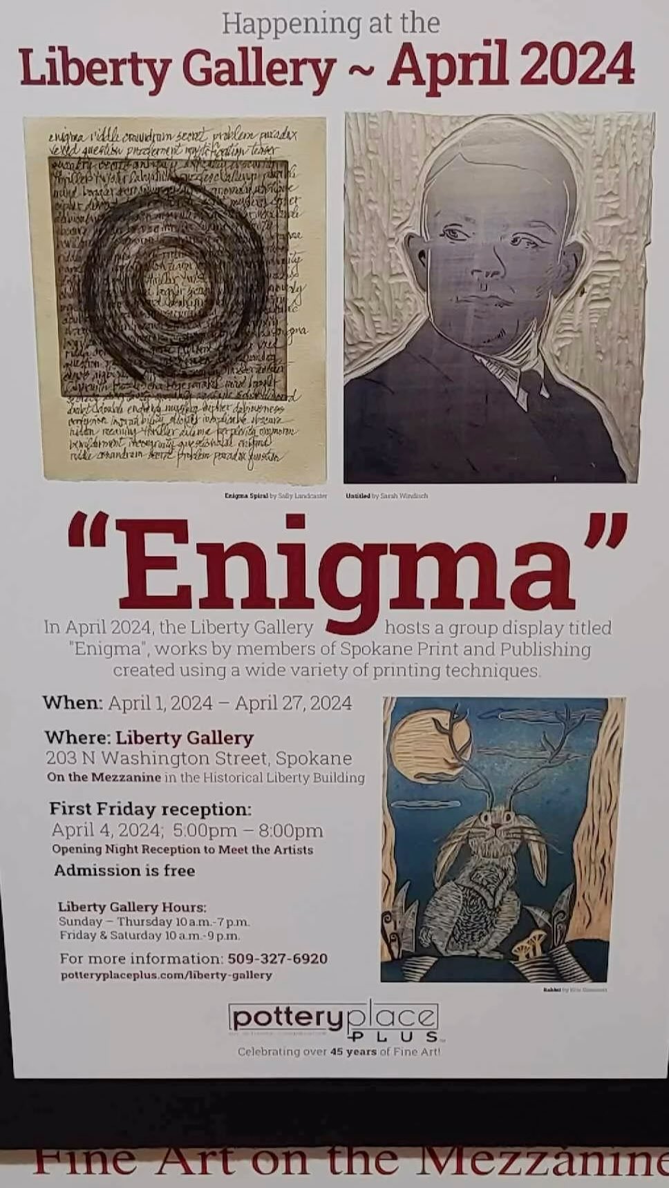 Come see the SPPC member group show Friday April 5 at the Liberty Gallery from 5-8!
.
#firstfriday #printmaking #spokane #spokaneartgalleries