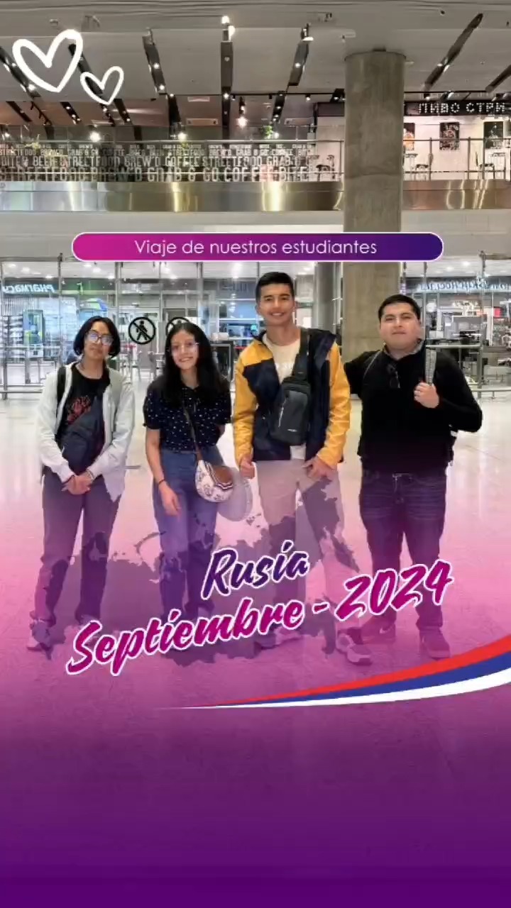 ¡Nuestros estudiantes, algunos de ellos becados ya están listos para cumplir sus sueños en Rusia ??✈️!??. ¡Tú también puedes hacerlo! ¡Los límites solo existen en la mente! ??
?✨ ¡Atrévete a cambiar tu vida y estudia en Rusia con nosotros!
#EstudiaEnRusia #SueñosHechosRealidad #BecasRusia #CambiaTuVida #WanderlustInternational #SinLímites