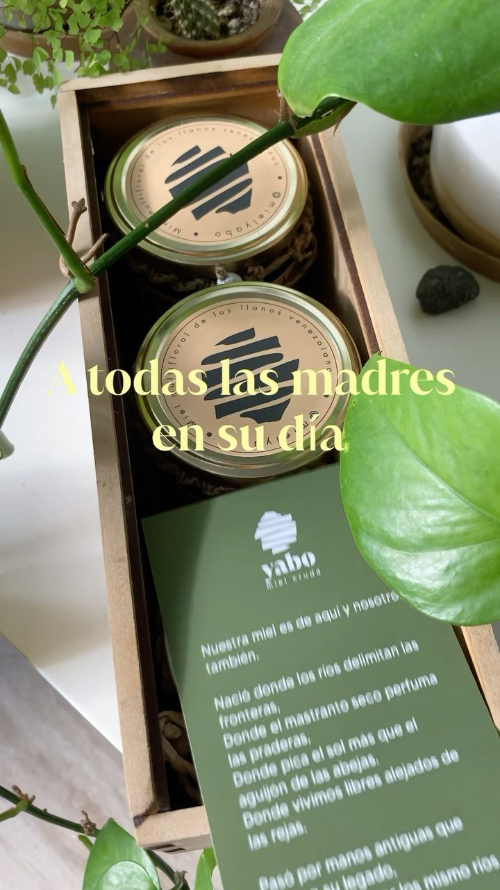 Queremos celebrar a todas las madres en su día. Por eso les estamos ofreciendo un regalo especial hecho en Venezuela con mucho amor.
Incluye:
- 3 mieles crudas de Miel Yabo
- 3 cucharas artesanales de tintorero estado Lara.
- 1 poema de nuestra historia
- 1 caja Yabo.
No te lo pierdas. Contáctanos para más información.