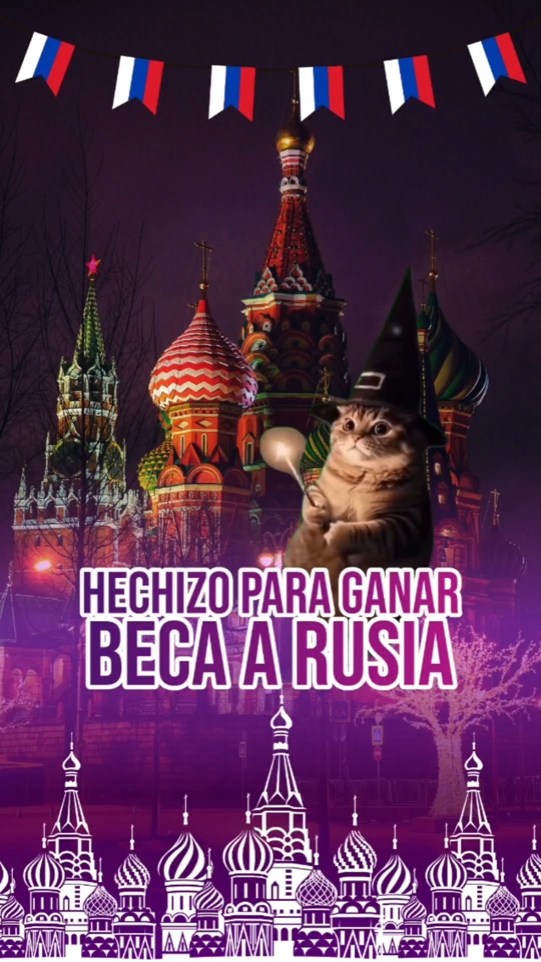 Comparte este hechizo con la persona que se merece esa beca ✨?? #Becas #estudiarenrusia #becasarusia