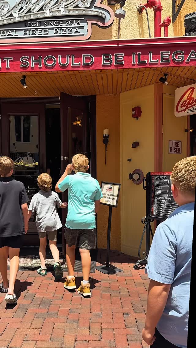 šBring the kids to Caponeās every SundayāThursday where they eat FREE all day long!
Enjoy one free kids meal with every adult entrĆ©e purchased ā making family nights out delicious and affordable!
Valid for kids under 12. Cannot be combined with other offers.
.
.
.
.
#KidsEatFree #DowntownFortMyers #FamilyDinner #CaponesCoalFiredPizza #FortMyersMoms #FortMyersEats