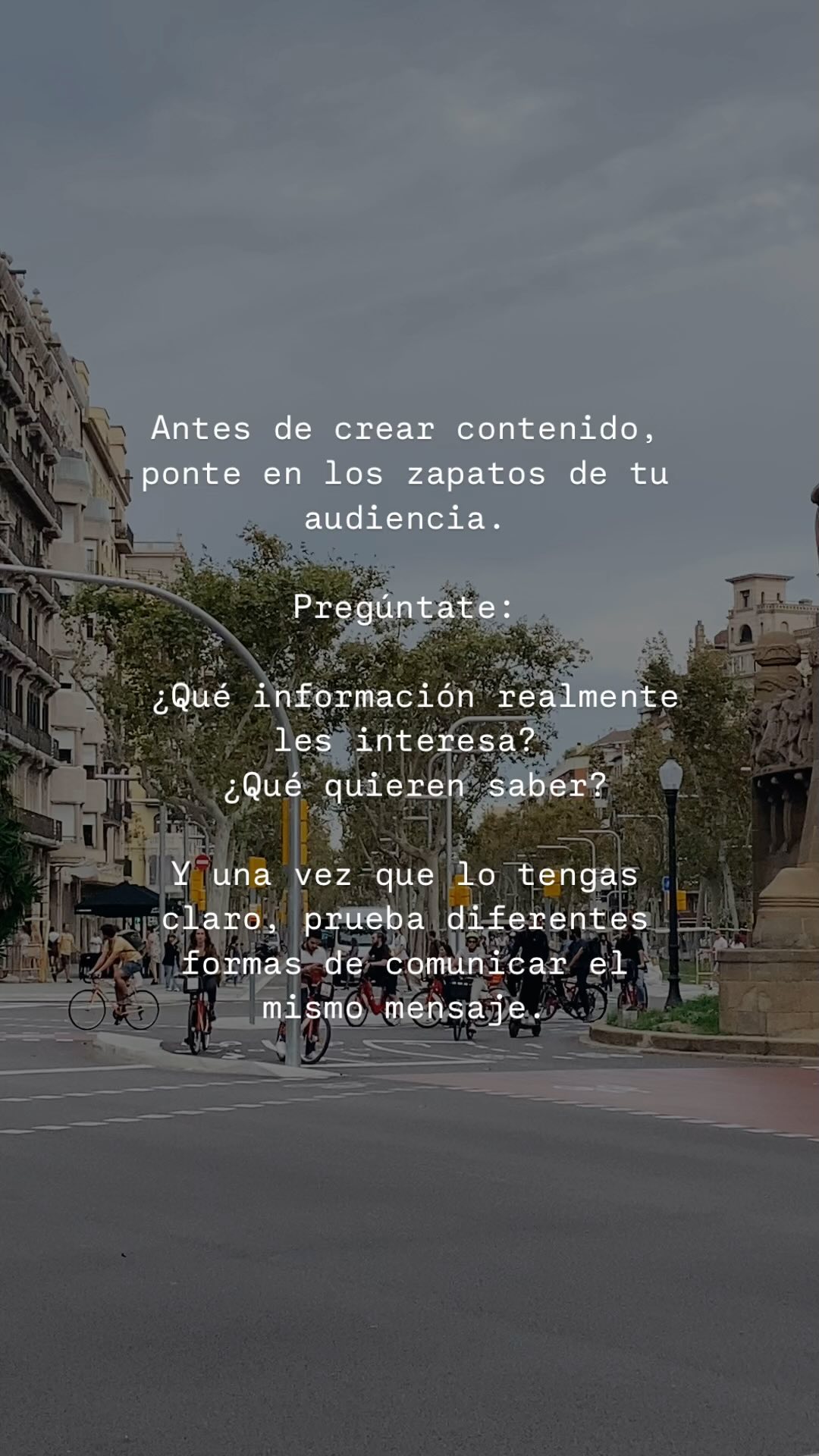 Otras preguntas que te puedes hacer:
¿Qué le da tranquilidad?
¿Por qué necesita estar mejor?
¿Qué obstáculos se plante para elegir mi producto/servicio?
No se trata solo de publicar contenido, sino de crear conversaciones que conecten. 📣💘
Prueba, ajusta, y mejora.
#CommunityManager #MarketingDigital #marcasespañolas #marcaschilenas #marcaspersonales #estrategiasdemarketing