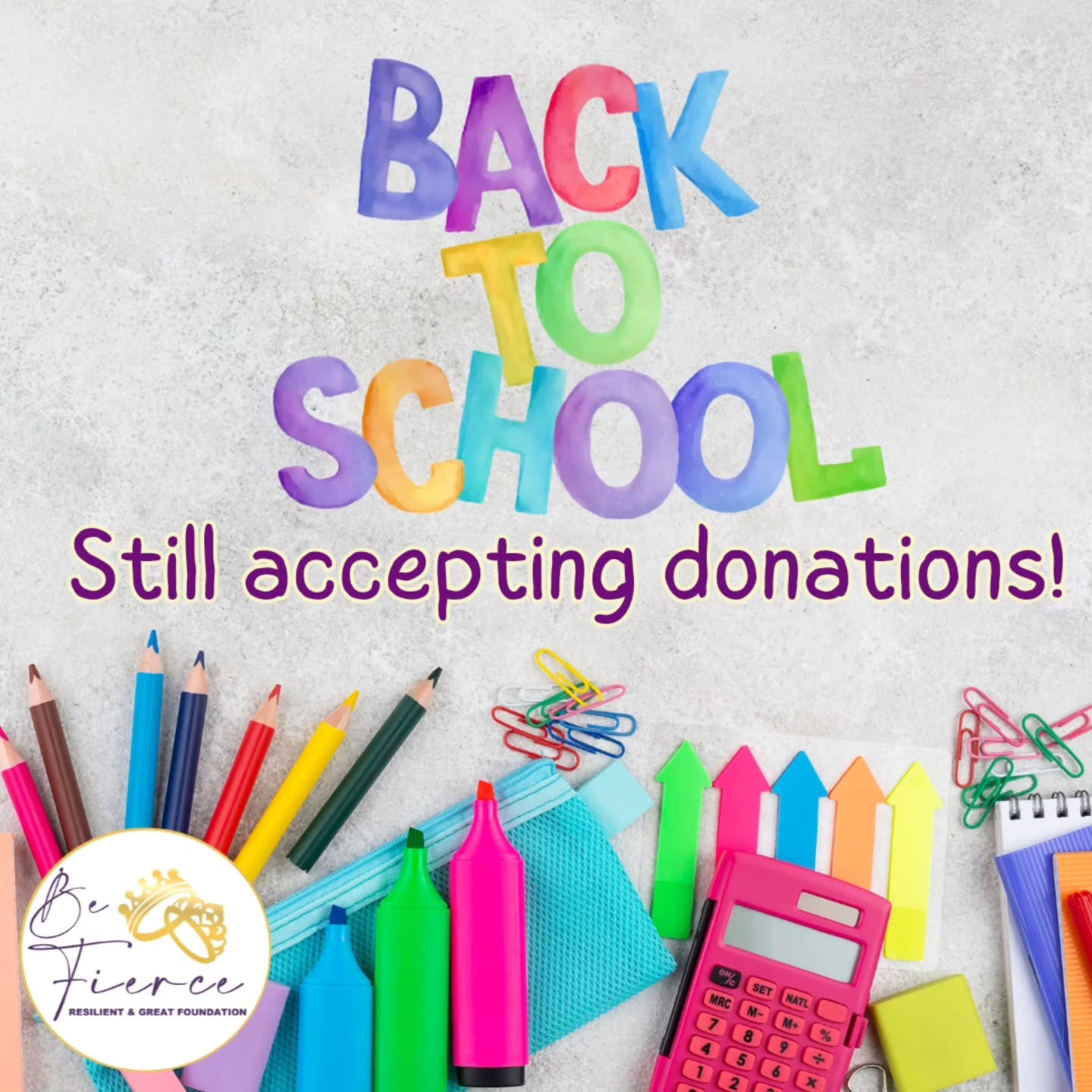 There’s still time to give! 🕒
We’re continuing to collect school supplies for students in need — backpacks, notebooks, pencils, and more. Your donation helps set them up for success this school year.
💥 Drop-off or donate!
📦 Contact us at: (951) 481-0330
#BackToSchoolDrive #SupportOurYouth #CommunityFirst #DonateToday #BFRGGivesBack #SchoolReady