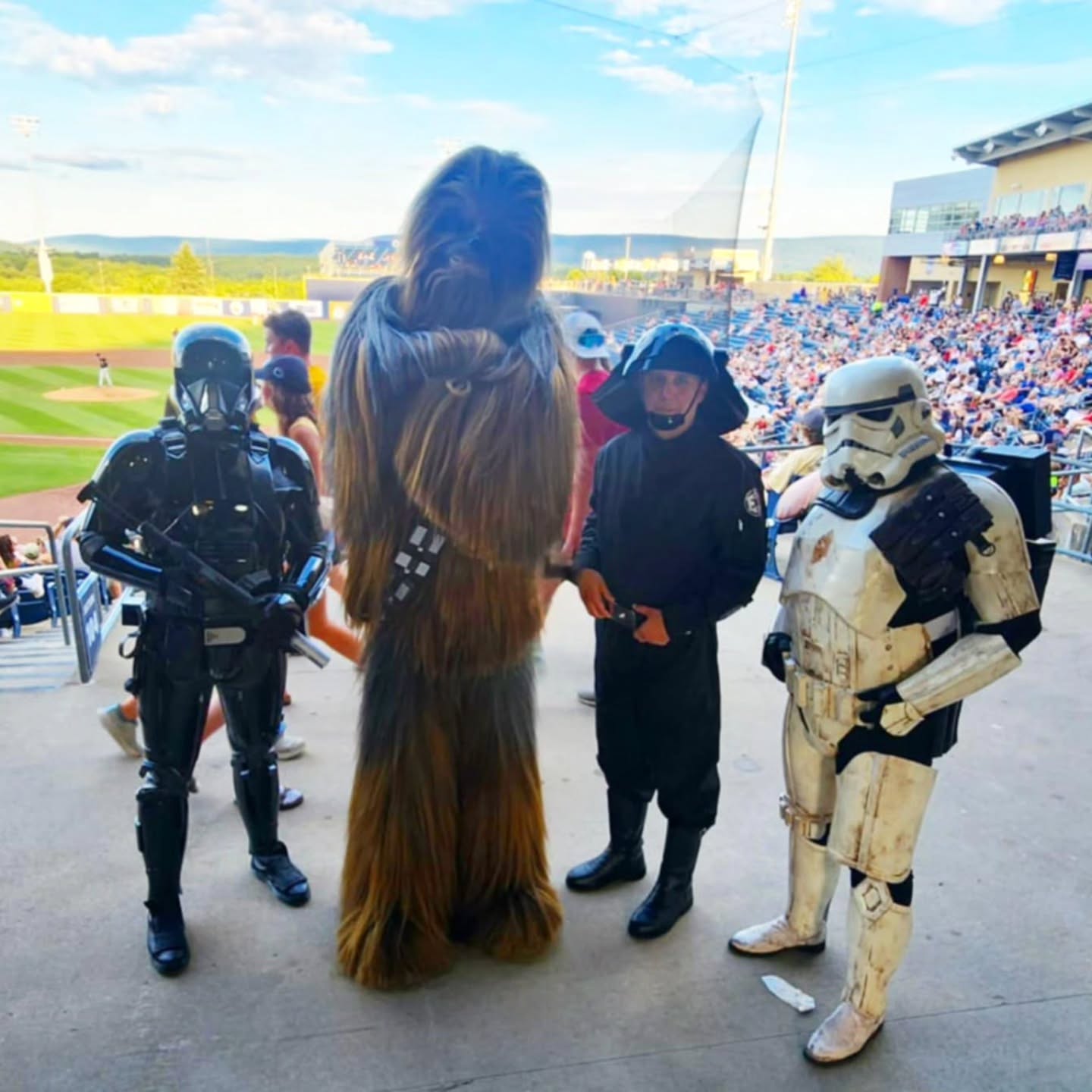 Keystone Spire and @501stgarrisoncarida hit a home run with the @state_college_spikes at their annual Star Wars Night!
The Force was with us all.
#KeystoneSpire 
#FunAndCharity 
#StarWarsIsForEveryone 
#AllSidesOfTheForce 
www.keystonespire.com