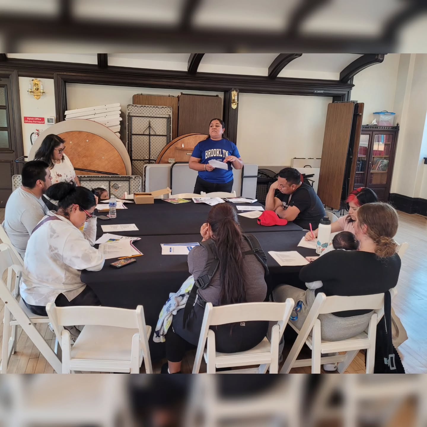 Putting the final touches on Vacation Bible School, including some new marketing by one of St. John's own kids, Nevir! So excited to get started tomorrow! #TrueNorthVBS