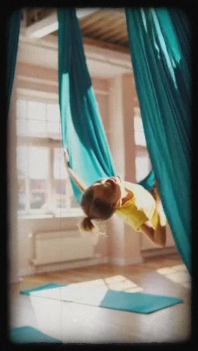 Make the last week of summer unforgettable! Send your kids to our Kids Aerial Yoga Camp on Aug 25-28, 1-4 PM. $50/day, ages 6-12 welcome, no experience needed. Partner yoga, crafts, snacks, and fun guaranteed!#yoga #yogajourney #yogalife #aerial #aerialhooptricks