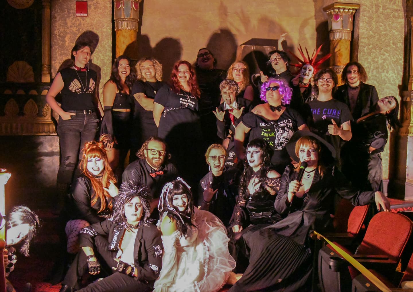 Thank you to everybody who attended our Gothy Horror Punk-ture Show! Next up, we have an EXTRA SPECIAL showing - the Prime Time Show! Come join us at 8pm on Friday, August 22nd for a traditional Rocky Horror experience, except this time you can still get to bed by midnight!
#sensualdaydreams #sensualdaydreamscast #sensualdaydreamssaturday #rockyhorrorpictureshow ##rockyhorrormke #rockyhorrorislife #rhps #shadowcast #orientaltheatre #mkefilm #rockyhorror #rockyhorrorshadowcast