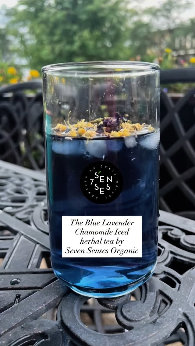 🌸 Introducing the Blue Lavender Chamomile Iced Herbal Tea by Seven Senses Organic 💐🌼🪻
A powerful calming, relaxing, refreshing, antioxidant herbal tea to enjoy on the weekends or after work.
Ingredients:
✨ 1 tbsp Seven Senses Organic Chamomile
✨ ½ tbsp Seven Senses Organic Lavender
✨ A pinch of Butterfly Pea Flower
We steeped them separately (but you can mix them!)—then combined to reveal golden, purple & blue hues. Add ice and enjoy one of the most soothing drinks of all time.
Wanna try it? Tag us in your stories!
#HerbalTeaLovers #OrganicTeaBlend #RelaxWithTea #ButterflyPeaFlower #SevenSensesOrganic #lavendertea #chamomiletea