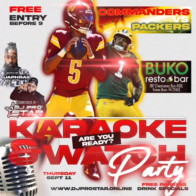 I’m set up and ready for Game Night #RaiseHail with som Karaoke