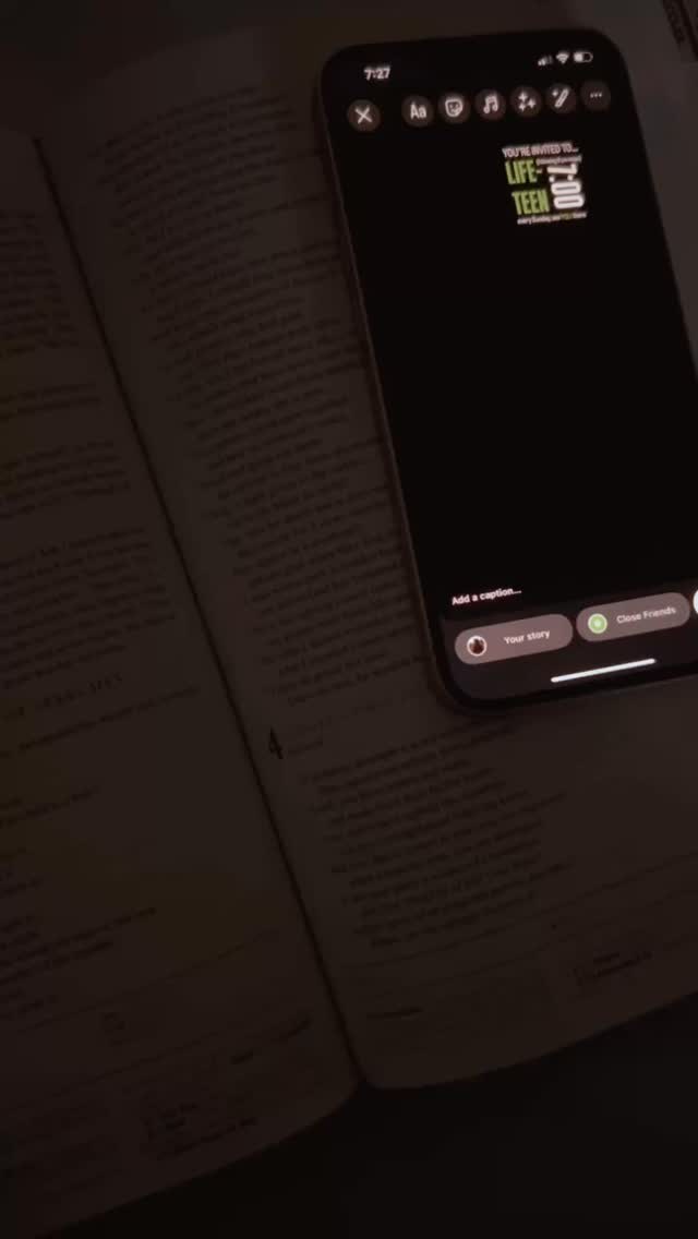 BACK TONIGHT!!
We hope to see you all tonight at 7 for Lifeteen! Tonight we’re talking about living at school and home with an old friend, Ellie Eberly speaking to us!! Bring a friend and we’ll see you there!