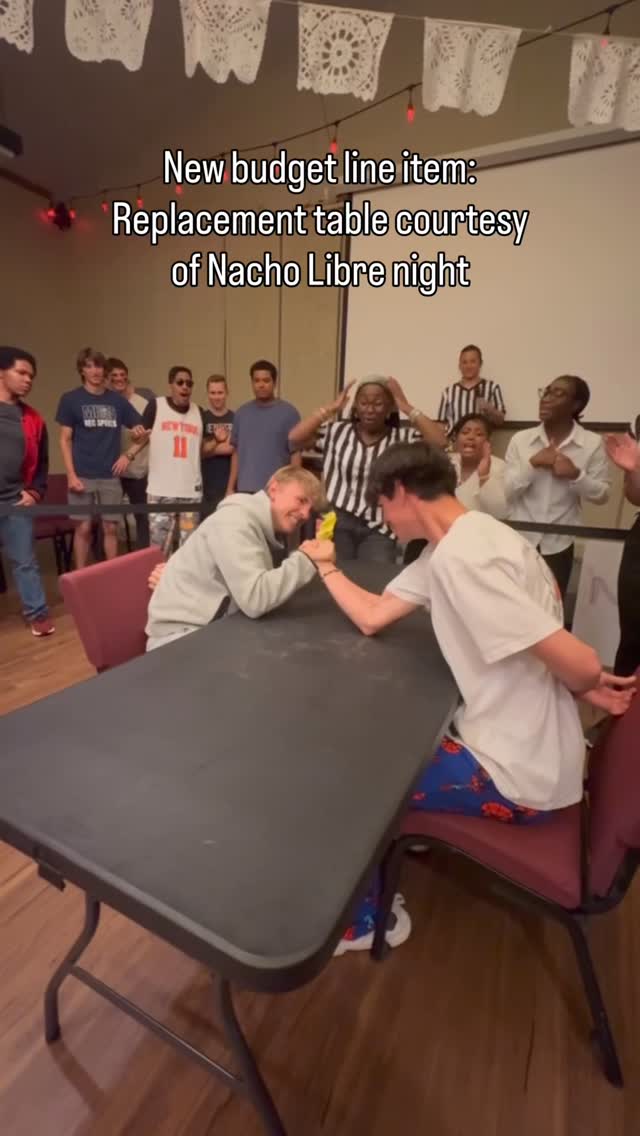 “Chancho, sometimes in college ministry we break things… today it was the table.” ?
#collegeministry #brothersinchrist #fellowship