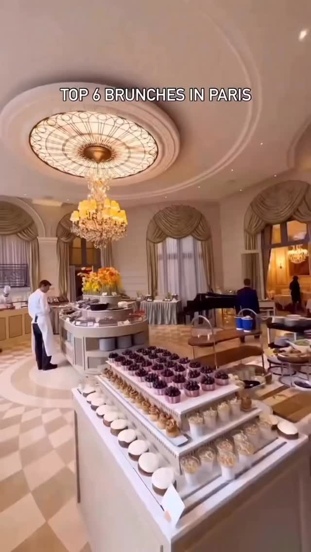 Top 6 Brunches in Paris ✨
 1. Ritz Paris @ritzparis 
📍 15 Place Vendôme , 75001 Paris
 💸Budget :  205€/pers 
2.  BRUNCH Shangri-La Paris ✨ @shangrilaparis 
📍 10, avenue d’Iéna, 75016 Paris
 💸Budget :  158- 178€/pers
3.  BRUNCH Ladurée 75 CHAMPS-ÉLYSÉES ✨ @maisonladuree 
📍 75 avenue des Champs-Élysées, 75008 Paris
 💸Budget :  120€/pers adults , children 60€
4. Le Royal Monceau-Raffles Paris @leroyalmonceau 
The most contemporary & parisian Palace in Paris 
📍37 Avenue Hoche, 75008 Paris, France
💸Budget :  160€/pers adults , children 80€ 
5.  Les Jardins du Presbourg @lesjardinsdupresbourg 
📍3 Av. de la Grande Armée, 75116 Paris
 💸Budget : 59€/adult , 40€/children 
6.  Eataly Paris  @eatalyparis 🌮
📍19 Chaussée de la Muette, 75016 Paris.
 💸Budget :  Adults 49€ , Children 18€
+ Bonus 🎁: @cafedelapaixparis 
🤩
Video parisfood_lilera
#sortiraparis #rooftopparis #parisrooftops #bonneadresseparis #paris #paristravel #parisguide #parisfrance #travelguide #parisrestaurant Paris guide #sortiraparis #paris #quefaireaparis #parisfoodie #parisfoodguide #parisianstyle #terrasse #parisienne #parisrestaurant #parisfood #sortirparis #sortieparis #teatime #teatimeparis #bonneadresseparis #bonneadresse #patisserie #patisserieparis #ресторанпариж #париж #brunch #brunchparis #brunchparisien #restaurantparis #parisrestaurant