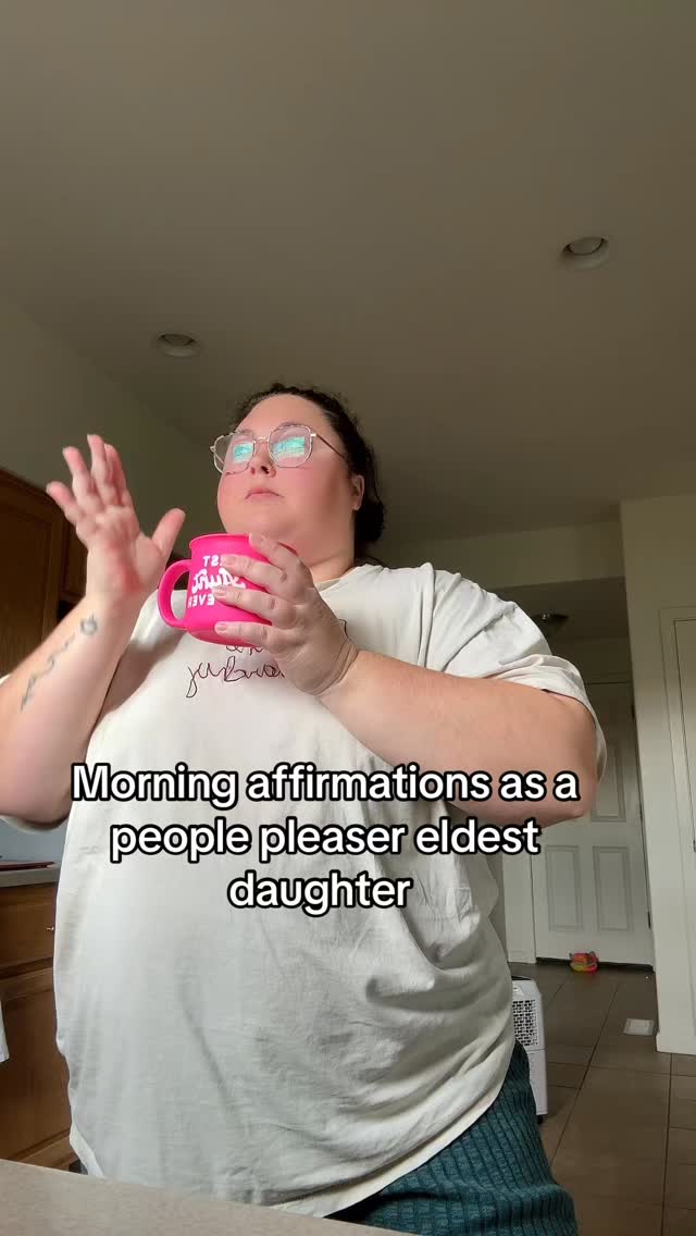 I’m trying? Lol #eldestdaughter #peoplepleaser