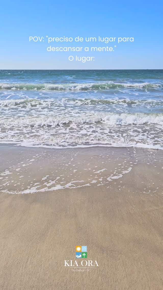 Entre dias tranquilos e paisagens que parecem pintura, Bombinhas é o destino perfeito para quem quer desacelerar e se reconectar com o que realmente importa. 🌴☀️
Aqui na Kia Ora, cada detalhe foi pensado para que você possa descansar a mente, sentir o som do mar e viver momentos que ficam na memória. 💙
Viva essa experiência com a gente e aproveite o melhor que Bombinhas tem a oferecer, conforto, natureza e aquele clima leve que só quem vem entende. ✨