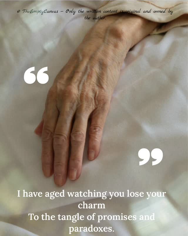 #instapoetry #poetrycommunity #writersofinstagram #indiepoet #theemptycanvas #poetrylovers #deepthoughts #shortpoems #poetsofinstagram #poetsociety #deadpoetssociety #writing #oldage #mindbodysoul #picoftheday #philosophy