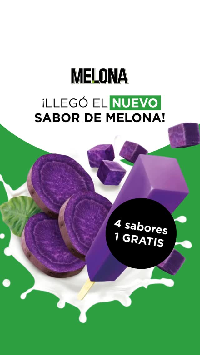 ¡Atención fans de Melona! 🌸🍦
Llegó el nuevo sabor TARO y es la forma más divertida de refrescarte esta primavera.
👉 ¿Qué es el TARO?
Es una planta tropical cultivada por sus raíces comestibles, similares a nuestras batatas pero más dulces y con un toque ácido. Además, aporta un divertido color violeta a las comidas y bebidas que acompaña.
✨ Aprovechá la PROMO especial: llevás los 4 sabores ¡y 1 va de regalo!
Si todavía no lo probaste, animate a descubrir esta delicia asiática que ya conquistó a miles en todo el mundo.
Conseguilos en nuestra tienda física, online y también en Rappi 😉
#Melona #FrozenEats #Primavera #HeladoConEstilo #DeliciaAsiática #Taro #IceCream #Helado