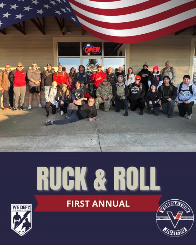 This past Saturday, Veneration BJJ proudly participated in our inaugural We Defy Ruck N' Roll event, and we are thrilled to announce that, together, we raised over $3,000 to support our veterans! ??
The day was filled with energy, camaraderie, and a shared commitment to making a difference. Participants kicked off the event with a 3-mile ruck, fostering a sense of unity and determination. We then enjoyed dynamic open mat sessions, where techniques were refined and friendships were forged.
A heartfelt thank you to everyone who joined us, donated, and supported this meaningful cause. Your generosity and enthusiasm made this event a resounding success, and we're grateful for the opportunity to give back to those who have given so much.
We’re already looking forward to next year’s event and continuing our mission to support veterans through the empowering art of Jiu Jitsu. Thank you for being part of our Veneration BJJ family and for helping us make a positive impact in our community.
#WeDefyRuckNRoll #SupportOurVeterans #VenerationBJJ #BJJCommunity #JiuJitsuForACause #GivingBack #BJJLife #VeteranSupport #GratefulNation #TogetherWeRoll #JiuJitsuJourney #BJJFamily #MakingADifference